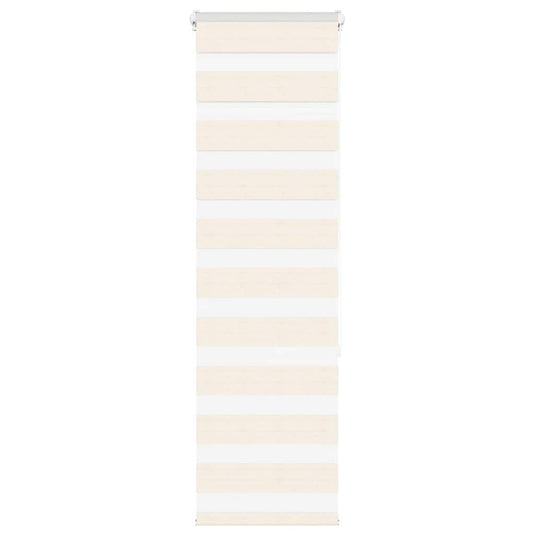 Vidaxl zebra blind 45x150 cm stofbreedte 40,9 cm polyester marmerbeige