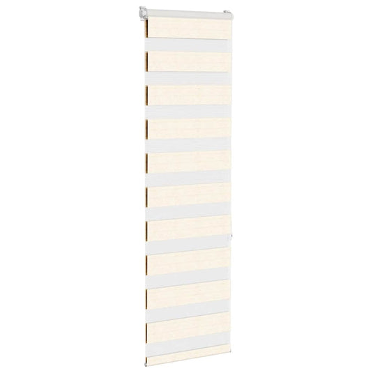Vidaxl zebra blind 45x150 cm stofbreedte 40,9 cm polyester marmerbeige