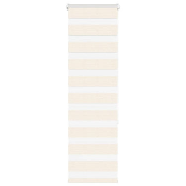 Vidaxl zebra blind 50x150 cm stofbreedte 55,9 cm polyester marmerbeige