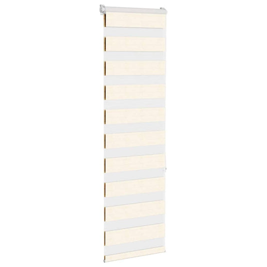 Vidaxl zebra blind 50x150 cm stofbreedte 55,9 cm polyester marmerbeige