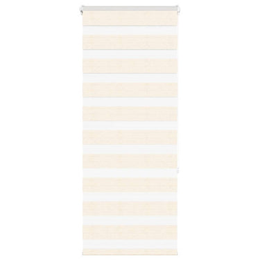 Vidaxl zebra blind 55x150 cm stofbreedte 50,9 cm polyester marmerbeige
