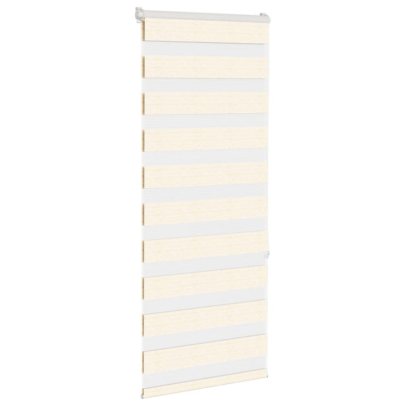 Load image into Gallery viewer, Vidaxl zebra rolgordijn 65x150 cm stofbreedte 60,9 cm marmerbeige
