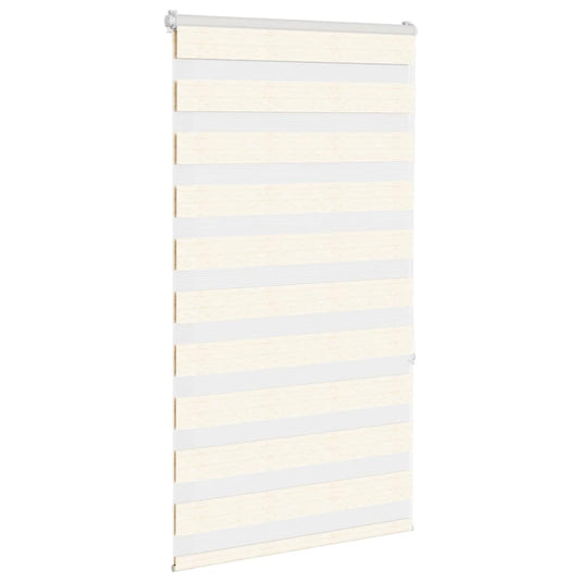 Vidaxl zebra rolgordijn 75x150 cm stofbreedte 70,9 cm marmerbeige