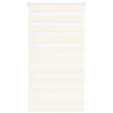 Vidaxl zebra blind 80x150 cm stofbreedte 75,9 cm polyester marmerbeige
