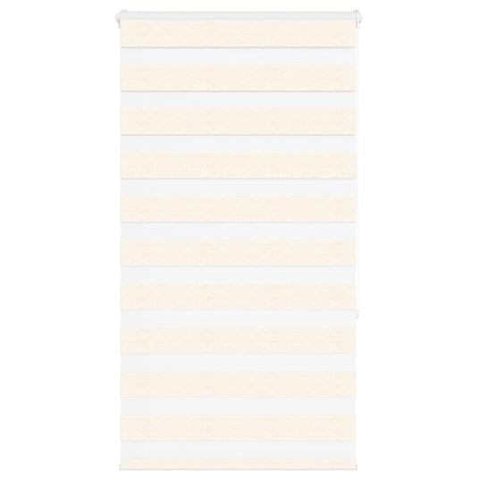 Vidaxl zebra rolgordijn 85x150 cm stofbreedte 80,9 cm marmerbeige