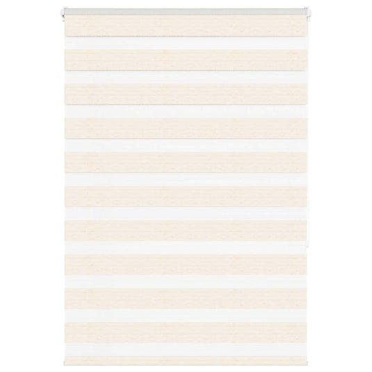 Vidaxl zebra rolgordijn 100x150 cm stofbreedte 95,9 cm marmerbeige