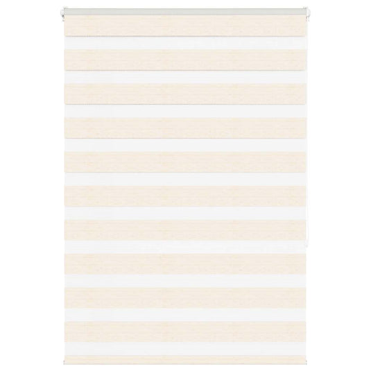 Vidaxl zebra rolgordijn 110x150 cm stofbreedte 105,9 cm marmerbeige