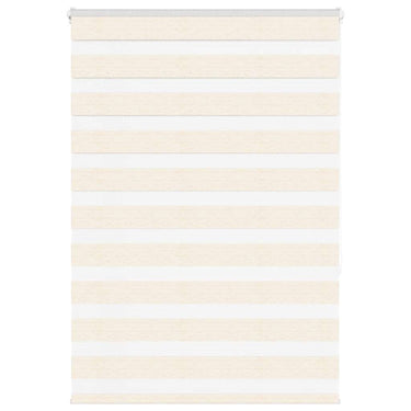 Vidaxl zebra rolgordijn 115x150 cm stofbreedte 110,9 cm marmerbeige