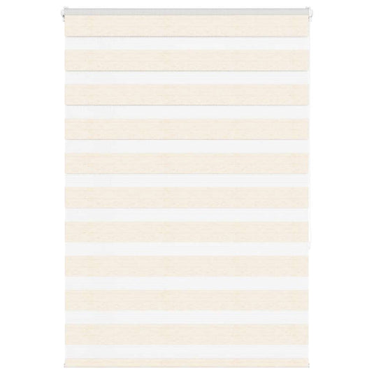 Vidaxl zebra rolgordijn 115x150 cm stofbreedte 110,9 cm marmerbeige