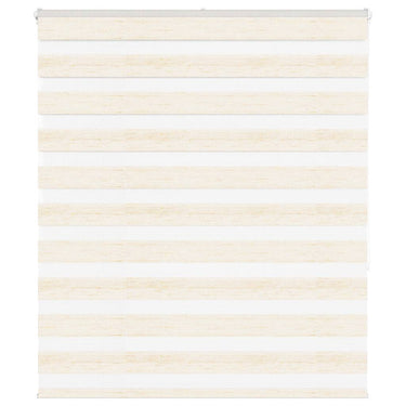 Vidaxl zebra rolgordijn 120x150 cm stofbreedte 115,9 cm marmerbeige