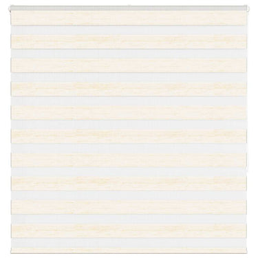 Vidaxl zebra rolgordijn 140x150 cm stofbreedte 135,9cm marmerbeige