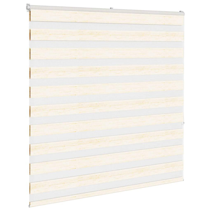 Load image into Gallery viewer, Vidaxl zebra blind 145x150cm stofbreedte 140,9cm polyester marmerbeige
