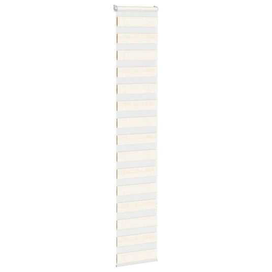 Vidaxl zebra rolgordijn 40x200 cm stofbreedte 35,9 cm marmerbeige