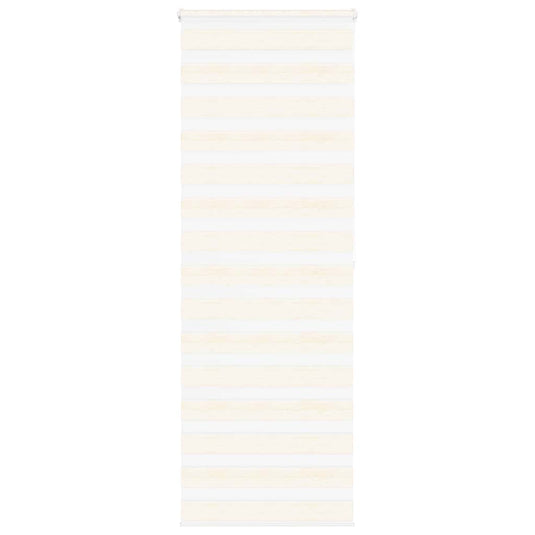 Vidaxl zebra rolgordijn 85x200 cm stofbreedte 80,9 cm marmerbeige