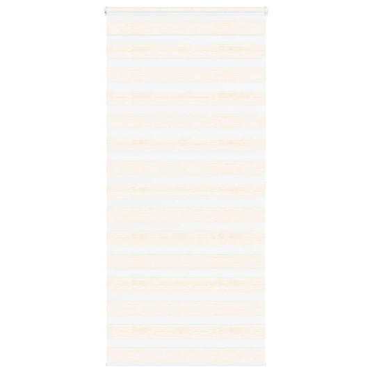 Vidaxl zebra rolgordijn 95x200 cm stofbreedte 90,9 cm marmerbeige
