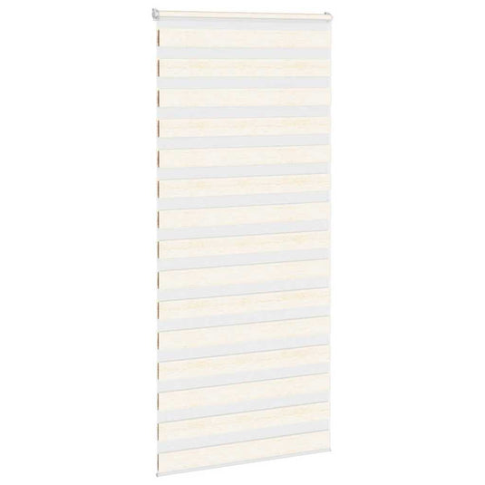 Vidaxl zebra rolgordijn 100x200 cm stofbreedte 95,9 cm marmerbeige