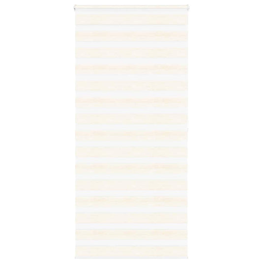 Vidaxl zebra rolgordijn 105x200 cm stofbreedte 100,9cm marmerbeige