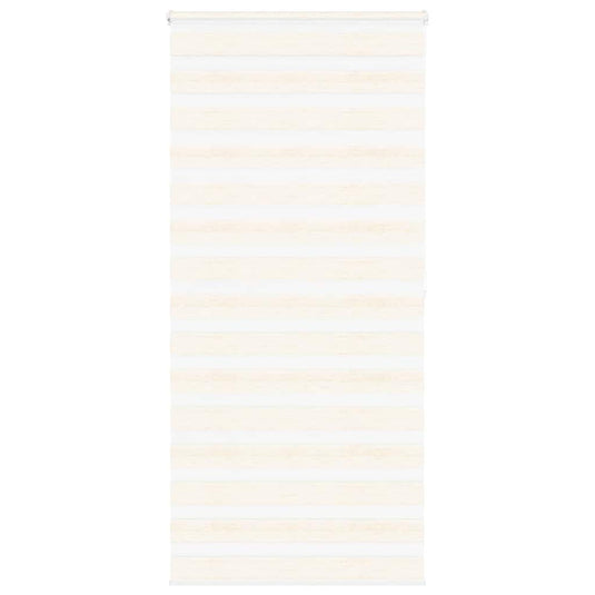 Vidaxl zebra rolgordijn 110x200 cm stofbreedte 105,9 cm marmerbeige