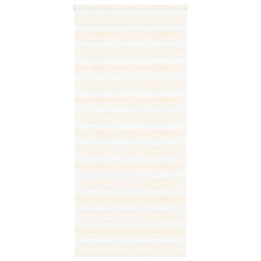 Vidaxl zebra rolgordijn 115x200 cm stofbreedte 110,9 cm marmerbeige