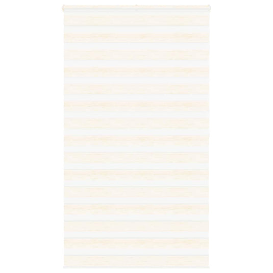 Vidaxl zebra rolgordijn 130x200 cm stofbreedte 125,9 cm marmerbeige