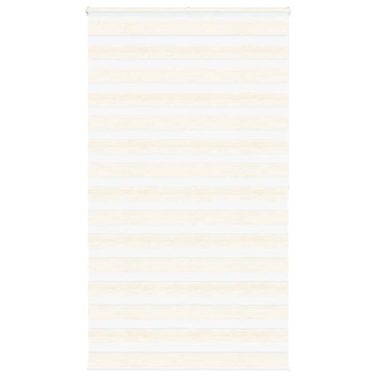 Vidaxl zebra rolgordijn 135x200 cm stofbreedte 130,9 cm marmerbeige