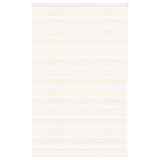 Vidaxl zebra rolgordijn 140x200 cm stofbreedte 135,9 cm marmerbeige