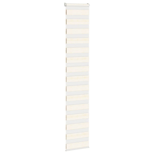 Vidaxl zebra rolgordijn 40x230 cm stofbreedte 35,9 cm marmerbeige