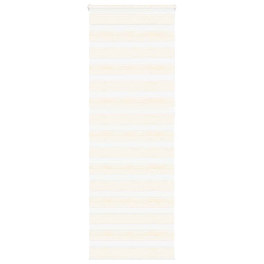 Vidaxl zebra rolgordijn 85x230 cm stofbreedte 80,9 cm marmerbeige