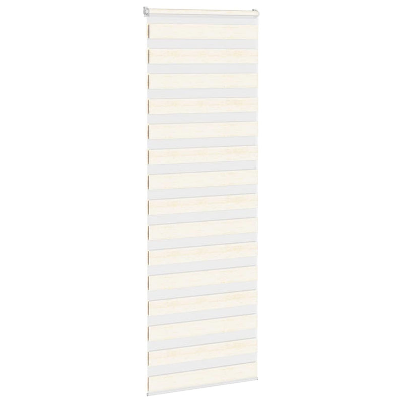 Load image into Gallery viewer, Vidaxl zebra rolgordijn 85x230 cm stofbreedte 80,9 cm marmerbeige
