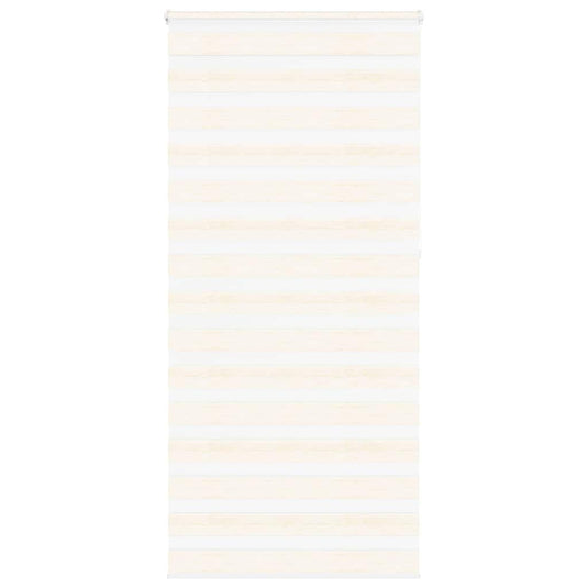 Vidaxl zebra rolgordijn 95x230 cm stofbreedte 90,9 cm marmerbeige