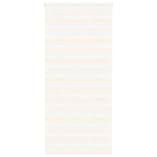 Vidaxl zebra rolgordijn 100x230 cm stofbreedte 95,9 cm marmerbeige