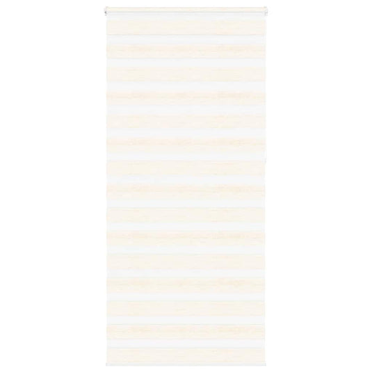 Vidaxl zebra blind 105x230cm stofbreedte 100,9cm polyester marmerbeige