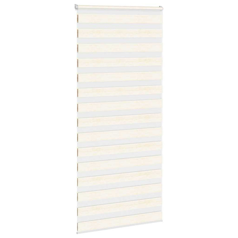 Load image into Gallery viewer, Vidaxl zebra blind 105x230cm stofbreedte 100,9cm polyester marmerbeige
