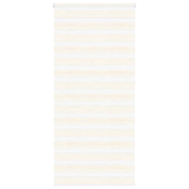Vidaxl zebra rolgordijn 110x230 cm stofbreedte 105,9 cm marmerbeige
