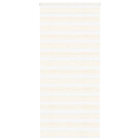 Vidaxl zebra rolgordijn 110x230 cm stofbreedte 105,9 cm marmerbeige