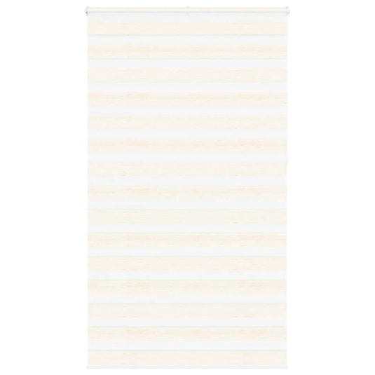 Vidaxl zebra rolgordijn 125x230 cm stofbreedte 120,9 cm marmerbeige