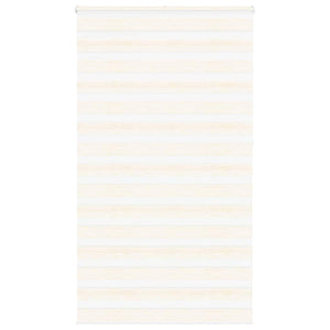 Vidaxl zebra blind 130x230cm stofbreedte 125,9cm polyester marmerbeige