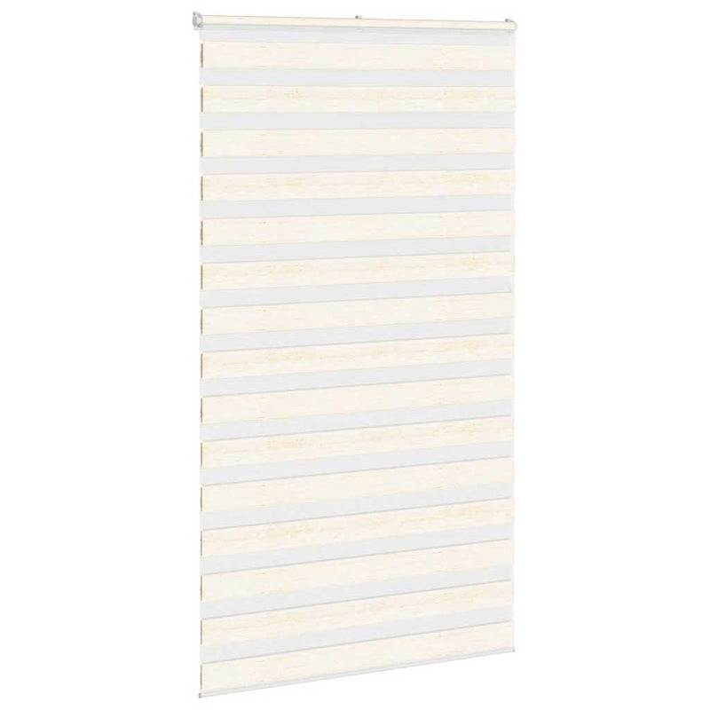 Load image into Gallery viewer, Vidaxl zebra blind 130x230cm stofbreedte 125,9cm polyester marmerbeige
