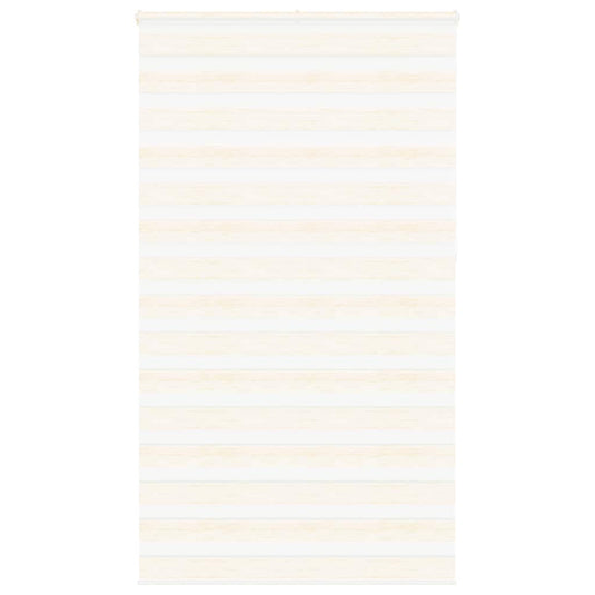 Vidaxl zebra rolgordijn 135x230 cm stofbreedte 130,9 cm marmerbeige