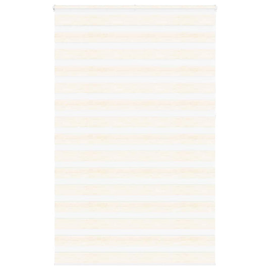 Vidaxl zebra rolgordijn 150x230 cm stofbreedte 145,9 cm marmerbeige
