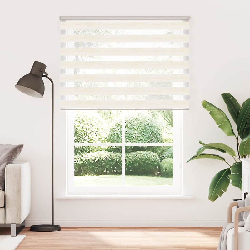 Load image into Gallery viewer, Vidaxl zebra blind marmer beige 160x230 cm stofbreedte 155,9 cm polyester
