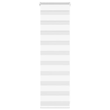 Vidaxl zebra rolgordijn 45x100 cm stofbreedte 40,9 cm polyester wit