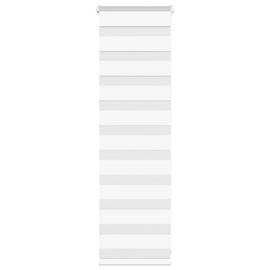 Vidaxl zebra rolgordijn 45x100 cm stofbreedte 40,9 cm polyester wit