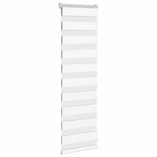 Vidaxl zebra rolgordijn 45x100 cm stofbreedte 40,9 cm polyester wit