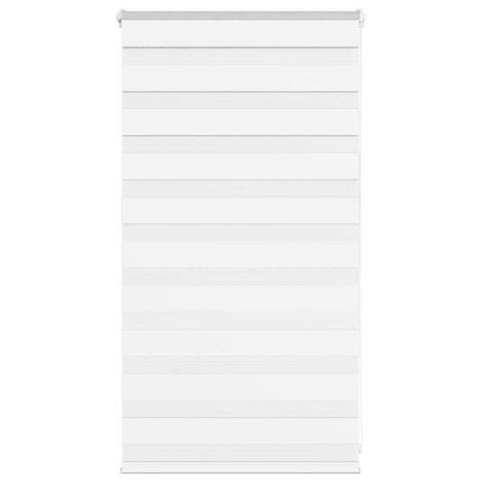 Vidaxl zebra blind 75x100 cm stofbreedte 70,9 cm polyester wit