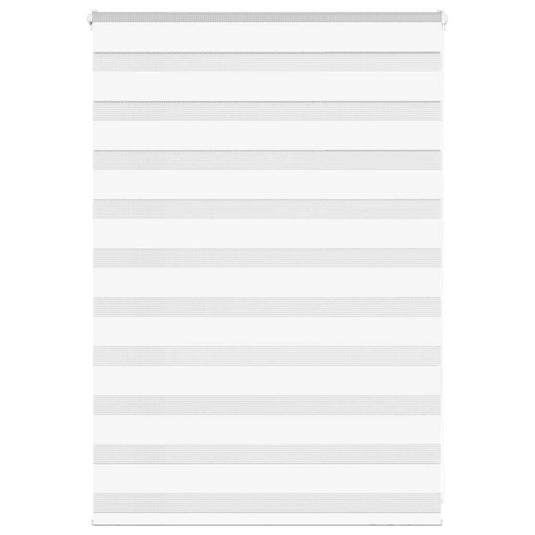 Vidaxl zebra blind 95x100 cm stofbreedte 90,9 cm polyester wit