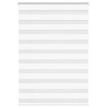 Vidaxl zebra blind 105x100 cm stofbreedte 100,9 cm polyester wit