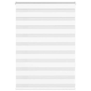 Vidaxl zebra blind 110x100 cm stofbreedte 105,9 cm polyester wit