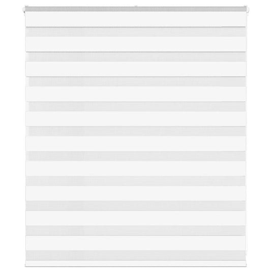 Vidaxl zebra blind 120x100 cm stofbreedte 115,9 cm polyester wit