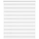 Vidaxl zebra blind 125x100 cm stofbreedte 120,9 cm polyester wit